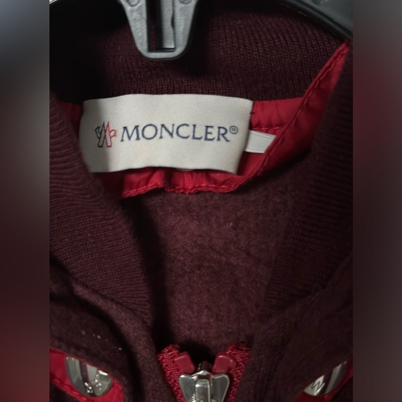 Moncler Man zip up hoodie! Beautiful burgundy color. - Picture 8 of 11